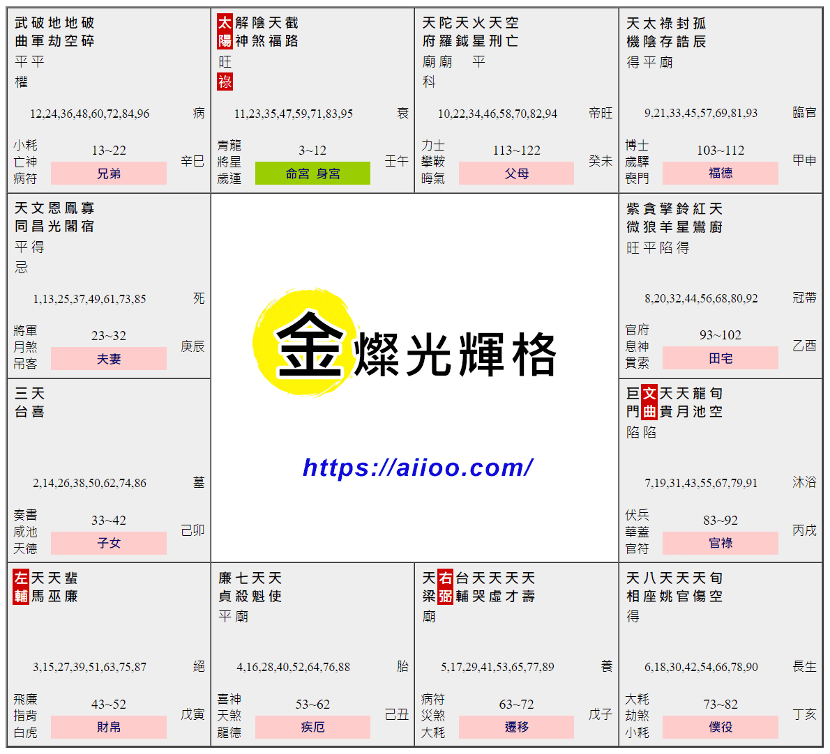 金燦光輝